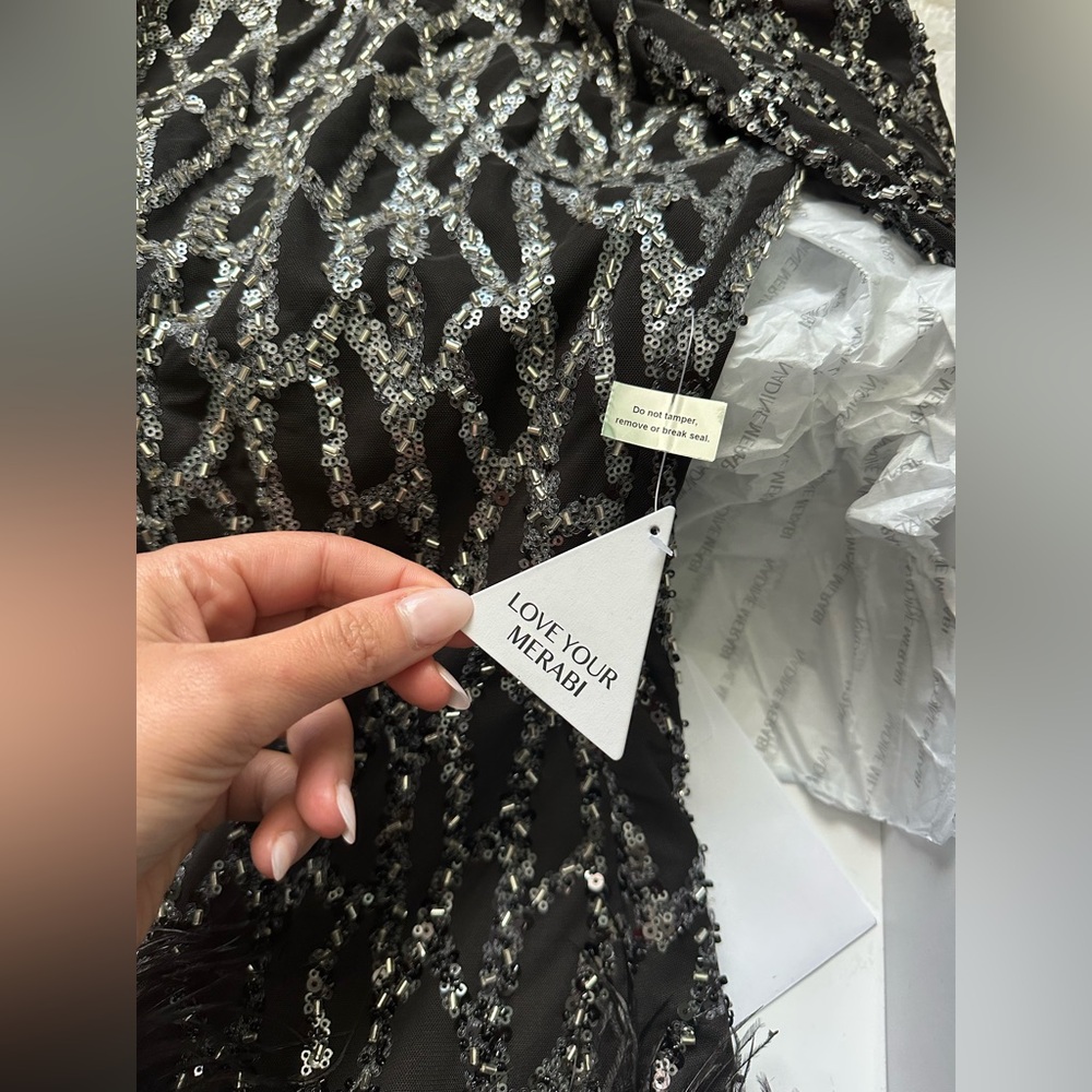 Nadine Merabi Lexi Black Dress-NWT - Picture 7 of 9